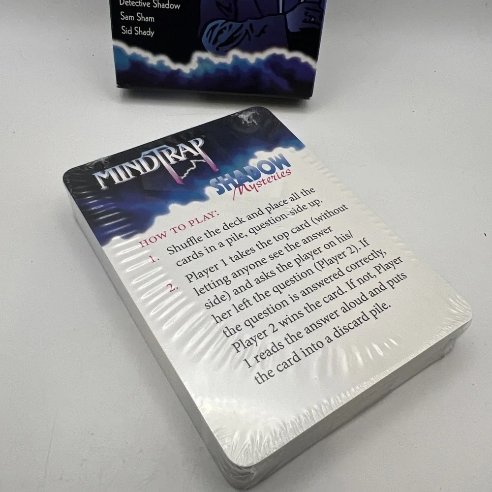 NEW MindTrap Shadow Mysteries Outset Card Game‎  Ages 12+